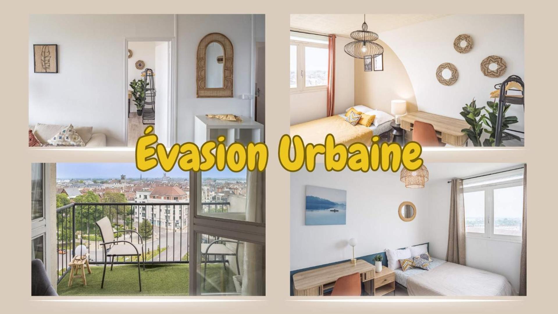 Evasion Urbaine - Vue Panoramique - Proche Gare Apartman Troyes Kültér fotó